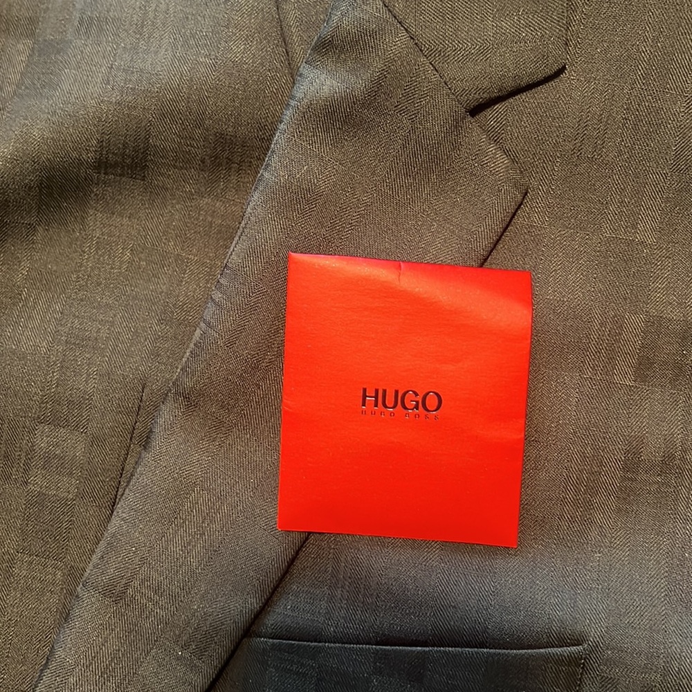 HUGO by Hugo Boss Dinner Jacket - Jet Black, lightweight